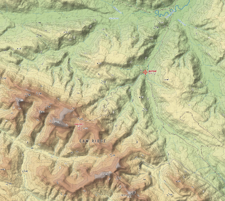 Waypoint and ridge: height
