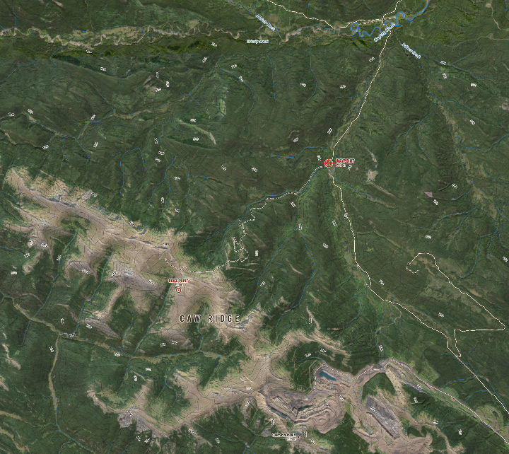 Waypoint and ridge from space